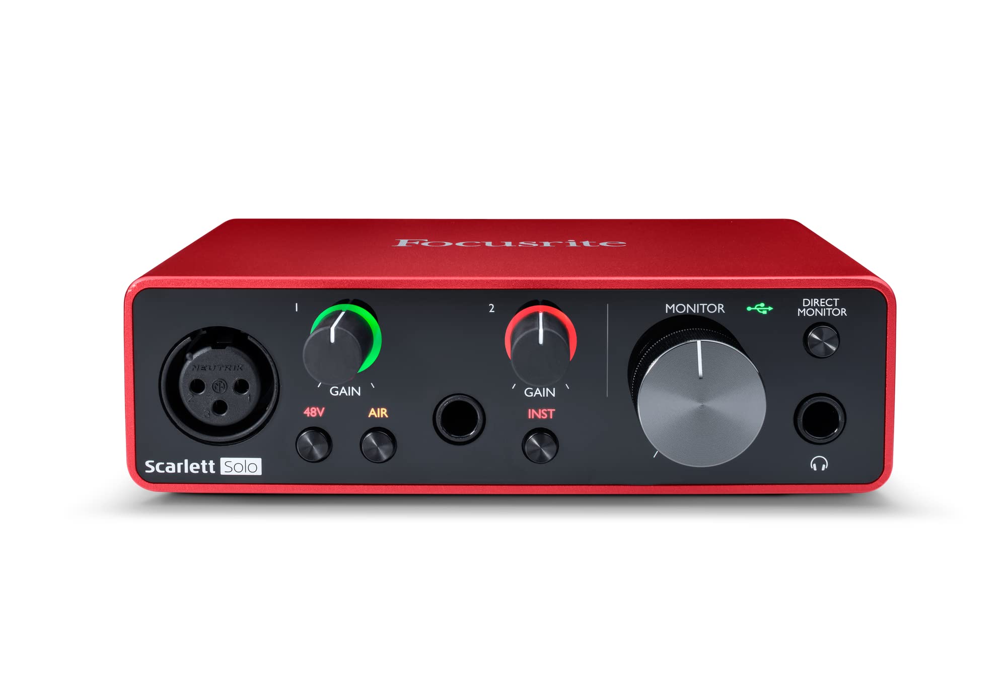 Focusrite Scarlett Solo — Para músicos y podcasters